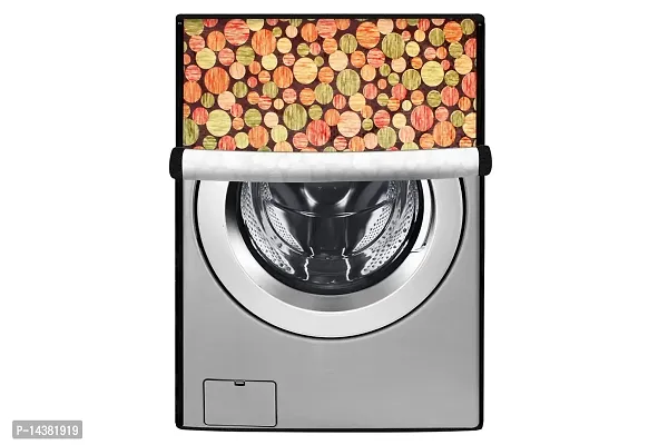 Stylista Washing Machine Cover Compatible for Front Load Bosch WAK24268IN Serie 4 7 Kg Abstract Multi Color