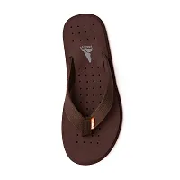 Podolite Men's Comfort All Day Ortho Flip-Flop Slippers (Brown, 9)-thumb4