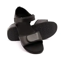 Podolite Diafoot Sandals | Orthopedic and Diabetic Sandals For Men | MCP sandals for Men | Walk With Comfort (Black, numeric_8)-thumb2