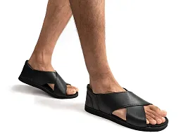 Podolite Orthopedic Sandals Men (Black, numeric_7)-thumb1