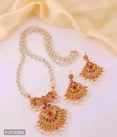 Stylish White Alloy Jewellery Sets For Women