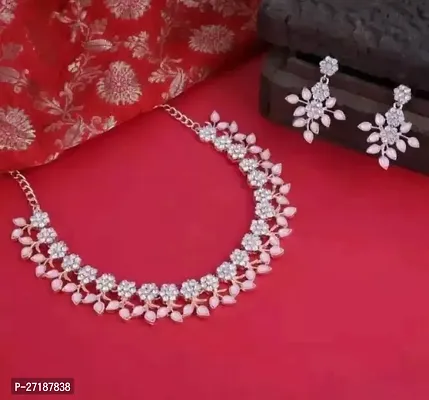 Stylish White Alloy Jewellery Sets For Women-thumb0