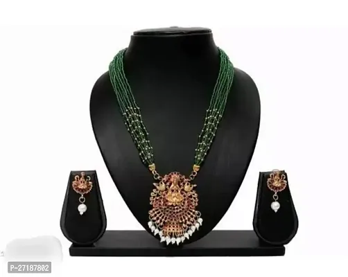 Stylish Green Alloy Jewellery Sets For Women-thumb0