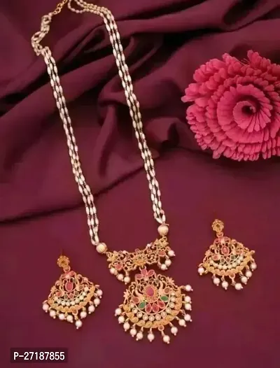 Stylish White Alloy Jewellery Sets For Women