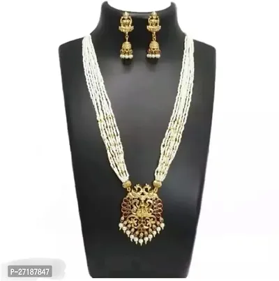 Stylish White Alloy Jewellery Sets For Women