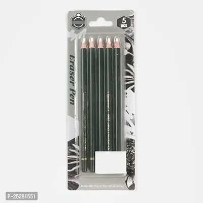 Eraser Pencil For Sketching Drawing Arts Graphics Designs Pencil White-thumb0