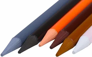 Sabahz Color Pencil Triangular Shaped Color Pencils Set Of 1 Multicolor-thumb1