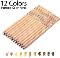 1 Round Shaped Color Pencils Set Of 1 Multicolor-thumb1