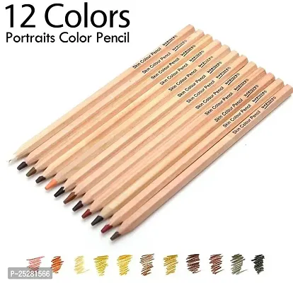 1 Round Shaped Color Pencils Set Of 1 Multicolor-thumb2