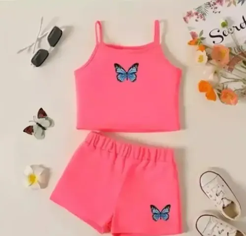 Stylish Two Piece Dress For Girl