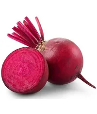 Red Beetroot Seed, Beetroot Seeds, Chukandar Seeds - Pack Of 50 Seeds-thumb1