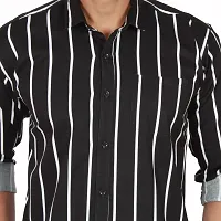 Men Pure Cotton Long Sleeves Printed Casual Shirt-thumb1
