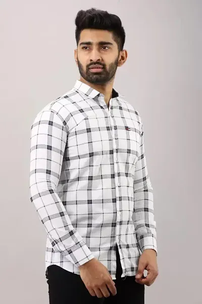 Trendy Checks Long Sleeves Shirts for Men