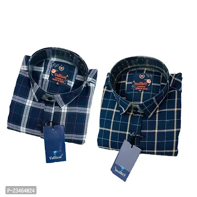 Fancy Polycotton Shirts For Men Pack Of 2