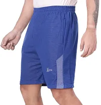 V D Sales ,Cotton Blend Denim Style Shorts/Half Pant/for Men -Casual/Lounge/Sports Wear [ for All Waist Sizes - 30 inches to 36 inches ](Blue)-thumb3