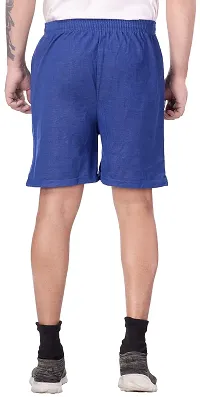 V D Sales ,Cotton Blend Denim Style Shorts/Half Pant/for Men -Casual/Lounge/Sports Wear [ for All Waist Sizes - 30 inches to 36 inches ](Blue)-thumb2