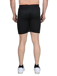 V D Sales, Polyester Blend Shorts/Half Pant/Bermuda for Men - Casual/Sports/Lounge Wear for All Waist Sizes- 28 inches to 32 inches (Black)-thumb2