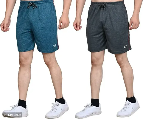 V D Sales, Lycra Shorts/Half Pant/Bermuda for Men - Casual/Sports/Lounge Wear-thumb0