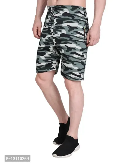 Buy Trendy Military Print Cotton Blend Shorts half Pant bermuda For Men Casual sports lounge Wear For All Waist Sizes 30 Inches To 36 Inches Online In India At Discounted Prices