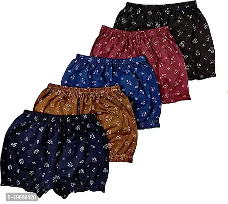 Pack of 5 Printed Bloomers for Kids-thumb0