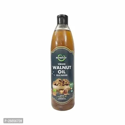 Virgin Cold Pressed Walnut Oil 100ml, Edible Akhrot Ka Tel, Best For Hair, Skin,Thyroid Care