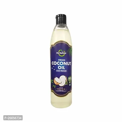 Cold Pressed Coconut Oil, For Cooking, Skin, Hair And Baby Massage, Natural, 500ml