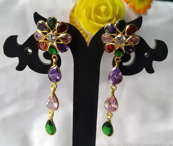 coler stone ear rings