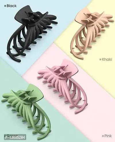 BELICIA Hair Claw Clips for Thick and Thin Hair, 4.7 Inch Strong Hold Big Hair Clips Fashion Hair Styling Accessories Christmas Gifts for Women Girls (4 Pack)-thumb4