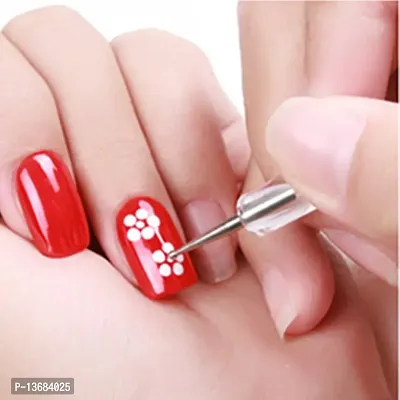 Belicia 5 Pieces 2 Way Dotting Pen Tool Nail Art Tip Dot Paint Manicure Kit, Multicolor-thumb5
