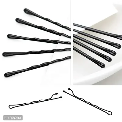 Belicia  120 Count Bobby Pins, Premium Hairpins for Buns, Great for Types, 2 Inches, Black-thumb2