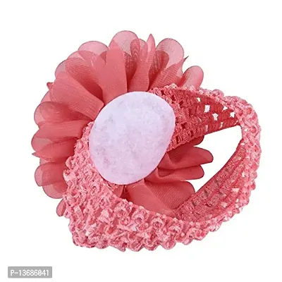 Belicia 6 Colors Baby Girls Headbands 4 Chiffon Flower Soft Stretchy Hair Band Hair Accessories for Baby Girls Toddler Infants Newborns-thumb4