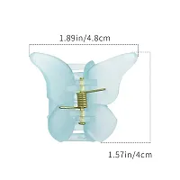 BELICIA 6 PACK Butterfly Hair Claw Clips Matte Butterfly Hair Jaw Clips Hair Clamps Jaw Clips for Thick Hair Hair Accessories for Women and Girls-thumb1