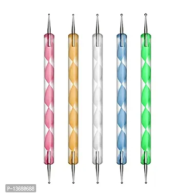 Belicia ?Nail Art Design Tools, 5pcs Nail Dotting Pen Tool Nail Art Tip Dot Paint Manicure kit