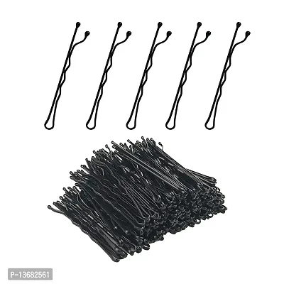Belicia  120 Count Bobby Pins, Premium Hairpins for Buns, Great for Types, 2 Inches, Black