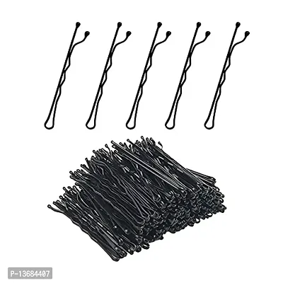 Belicia ?120 Count Bobby Pins, Premium Hairpins for Buns, Great for All Hair Types, 2 Inches, Black