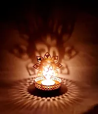 BELICIA Lord Ganesha Shadow Diya for Diwali Decoration Gift Traditional-thumb1