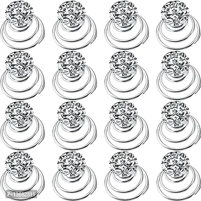 Belicia ?12 Pieces Rhinestone Crystal Twisters Set Spiral Hair Pin Coil for Wedding, Bridal, Prom, Party and Important Occasion with Clear Container (Clear)