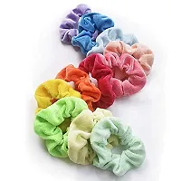 Belicia Hair Scrunchies Velvet Elastic Hair Bands Scrunchy Hair Ties Ropes Scrunchie for Women and Girls (Pack of 12) - Multicolor-thumb2