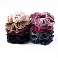 12 Pack Velvet Hair Scrunchies Scrunchy Hair Ties Elastic Hair Bands Ropes Scrunchie for Women or Girls Hair Accessories(12 Colors)-thumb2