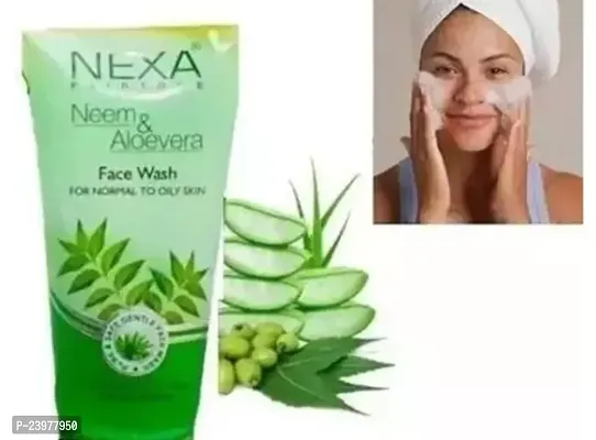 NEXA Naturals Aloe vera Neem Tulsi Enriched With Glycerin  Oil Control Formula Men  Women All Skin Types ( pack of 1)-thumb0