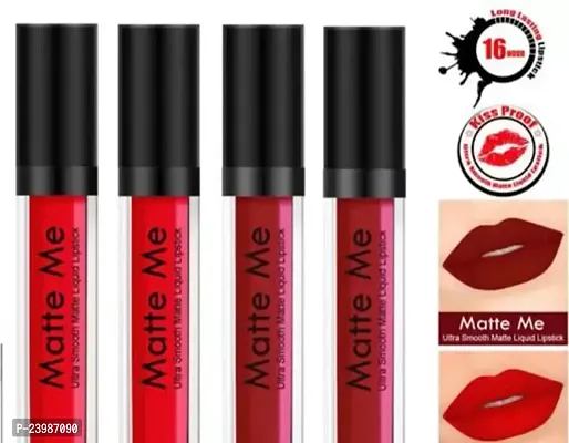4 pcs matte me lipstick superior quality at cheap price