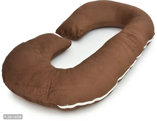 Comfortable Brown Cotton Pregnancy Pillow For Women-thumb3