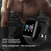 ID116Bluetooth Smart Fitness Band Watch with Heart Rate Activity Tracker, Step and Calorie Counter, Blood Pressure, OLED Touchscreen for Men/Women-thumb2