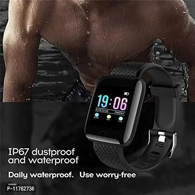 ID116Bluetooth Smart Fitness Band Watch with Heart Rate Activity Tracker, Step and Calorie Counter, Blood Pressure, OLED Touchscreen for Men/Women-thumb3