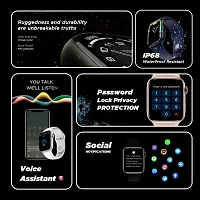 T 500 Smart Watch With Call Feature And Daily Heart Rate Sensor Activity Tracker Sleep Monitor-thumb2