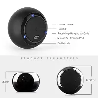 Mini Boost 3 Watt Wireless Bluetooth Portable Speaker (Black)-thumb2