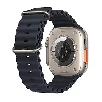 I8 Ultra Latest Bluetooth Calling Series 8 Amoled High Resolution With All Sports Features Health Tracker Wireless Charging Battery Bluetooth Unisex Smart Watch Ultra I 8 Black-thumb3