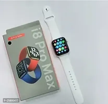 i8 Pro Max Smartwatch  (Black Strap, Free Size)-thumb0