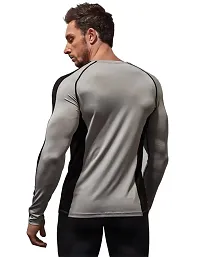 Workout Running Shirts Athletic Gym Tops Quick-Dry Moisture Wicking Anti-Odor Breathable Tee Crew Neck Full Sleeve T-Shirts Outdoor Sportswear-thumb2