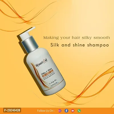 Beautsoul Shampoo Silky and Shine with Silk Protein, Biotin  Keratin-thumb2